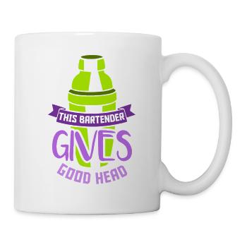 Serveur Barman Barchef - Mug blanc - blanc - Droite
