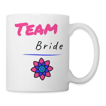 Bachelorette party. BRIDE. TEAM. TEAM MARIEE. BRIDE-TO-BE - Mug - white - Right