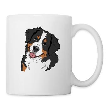 Bouvier bernois - Mug blanc - blanc - Droite