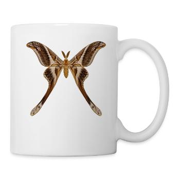 Hercule de nuit Coscinocera hercules - Mug blanc - blanc - Droite