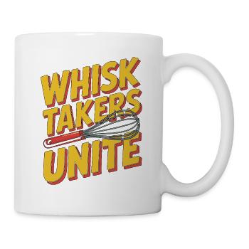 Les foueteurs de chef pâtissier unissent les professionnels de la boulangerie - Mug blanc - blanc - Droite