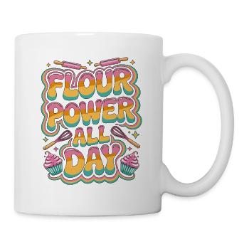 Pâtissier Chef Farine Power All Day Pâtissiere - Mug blanc - blanc - Droite