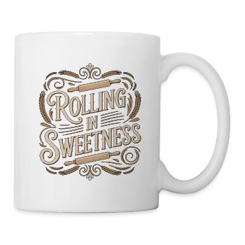 Pastry Chef Rolling In Sweetness Confectioner - Mug - white - Right