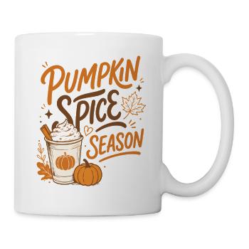 Pumpkin Spice Season - Herbst Saison  - Tasse - Weiß - Rechts