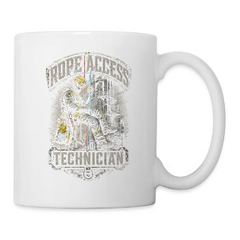 Industriekletterer Höhenarbeiter - Tasse - Weiß - Rechts