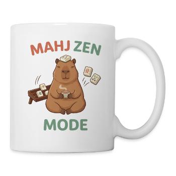 Mahjong Mahj Zen Mode Capybara - Mug - white - Right