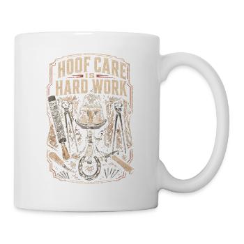 Farrier Farrier Hoof Care Is Hard Work - Mug - white - Right