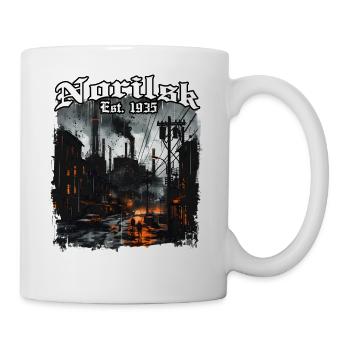 Norilsk Industrie Nacht 1935 - Tasse - Weiß - Rechts