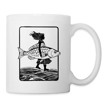 Fishwoman - Mug - white - Right