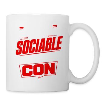 Humour Asocial Homme – Cadeau Drôle et Sarcastique - Mug blanc - blanc - Droite
