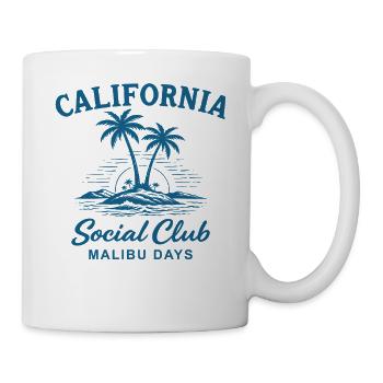 Journées du club social californien à Malibu - Mug blanc - blanc - Droite