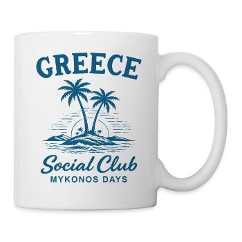 Greece Social Club Mykonos Days - Tasse - Weiß - Rechts