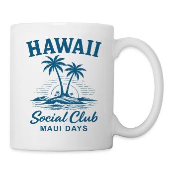 Hawaii Social Club Maui Days - Tasse - Weiß - Rechts