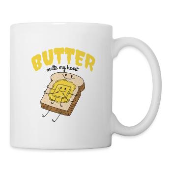 Toast & Beurre - Mug blanc - blanc - Droite
