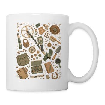 Treasure Hunt | Metal Detector & Probes - Mug - white - Right