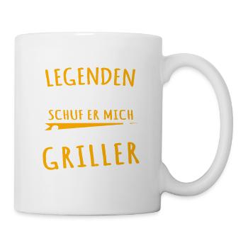 Griller - Tasse - Weiß - Rechts