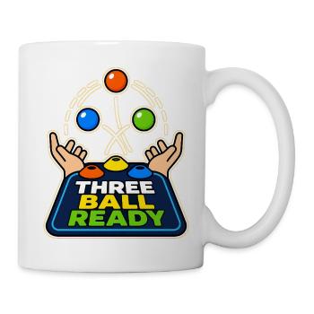 TROIS BALLES PRÊTES - Mug blanc - blanc - Droite