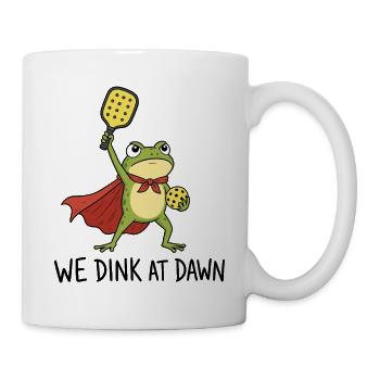 Nous Dink à l’aube - Pickleball Frog Padel Sport - Mug blanc - blanc - Droite