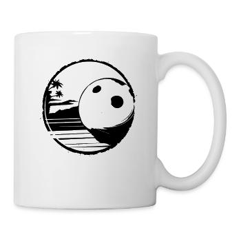 Bowling - Tasse - Weiß - Rechts
