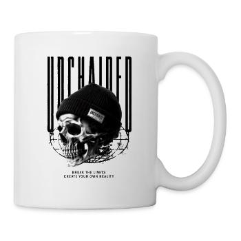 Skull with Beanie Unchained - Mug - white - Right