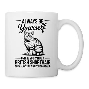 Britisch Kurzhaar Katze Britisch Kurzhaar Geschenk - Tasse - Weiß - Rechts