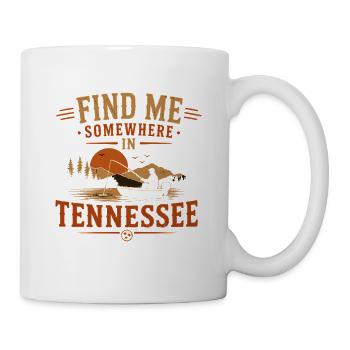 Tennessee Fischer Angler Fischfang See - Tasse - Weiß - Rechts