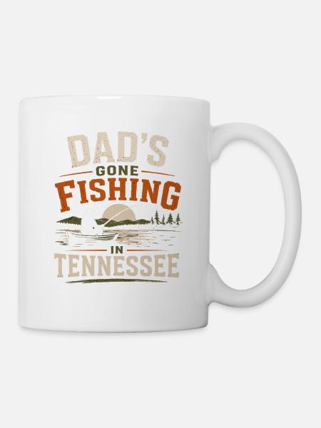 Tennessee Angeln Fisch Fischer Leidenschaft - Tasse - Weiß