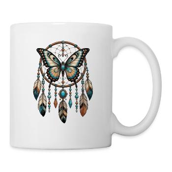 Butterfly Dreamcatcher - Mug - white - Right