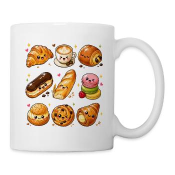 Kawaii Gebäck | Café & Bäckerei - Tasse - Weiß - Rechts