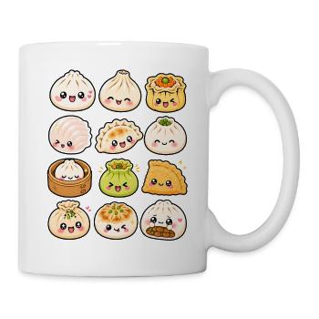 Kawaii Teigtaschen | Dumplings & Bao - Tasse - Weiß - Rechts