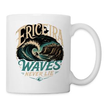 Ericeira Surfen - Tasse - Weiß - Rechts