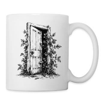 Geheime Türranken - Tasse - Weiß - Rechts