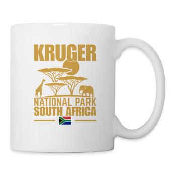 Kruger Nationalpark Südafrika - Tasse - Weiß - Rechts