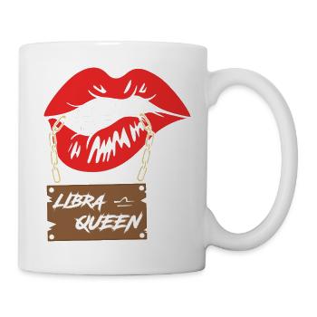 Sternzeichen Waage - Tasse - Weiß - Rechts