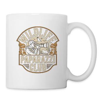Wildlife Photographer Wildlife Paparazzi Cameraman - Tasse - Weiß - Rechts