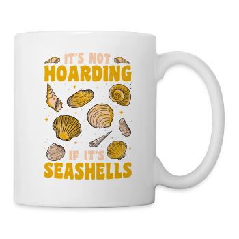 Es sind Muscheln, kein Horten - Tasse - Weiß - Rechts