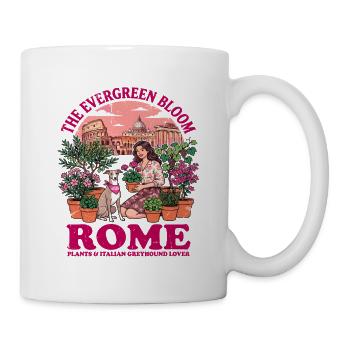 The Evergreen Bloom Rome Plants And Italian - Tasse - Weiß - Rechts
