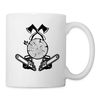 Landschaftsgärtner hart härter Gärtner - Tasse - Weiß - Rechts
