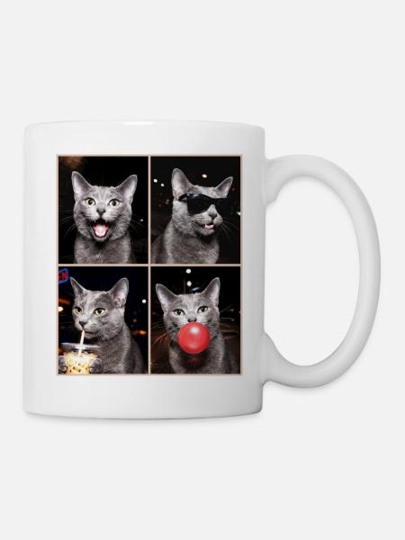 Katzen Korat Katze - Tasse - Weiß
