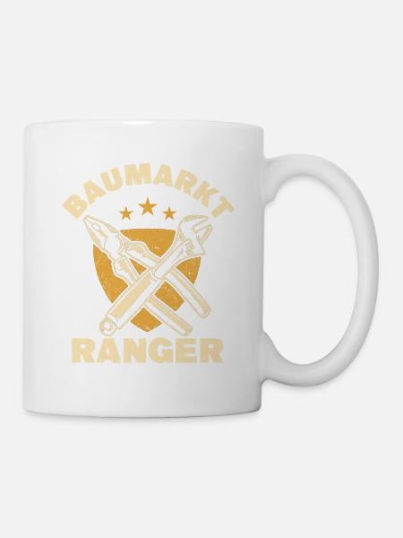 Baumarkt Geschenk Heimwerker lustig Handwerker - Tasse - Weiß