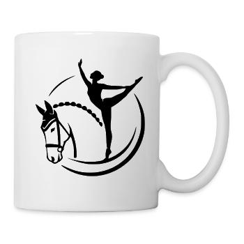 Pferdesport mit Leidenschaft - Tasse - Weiß - Rechts