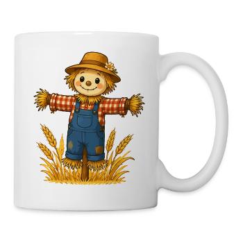 Vogelscheuche Strohhüter - Tasse - Weiß - Rechts