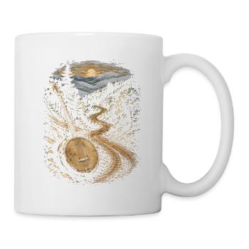 Bluegrass Musik - Tasse - Weiß - Rechts