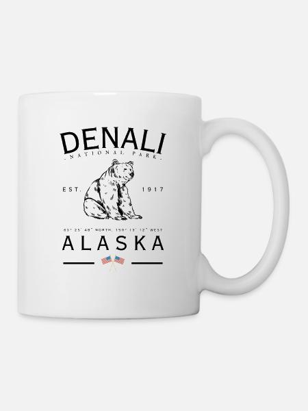 Denali Nationalpark Alaska - Tasse - Weiß