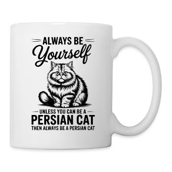 Perserkatze Sprüche Lustiges Perserkatze Geschenk  - Tasse - Weiß - Rechts
