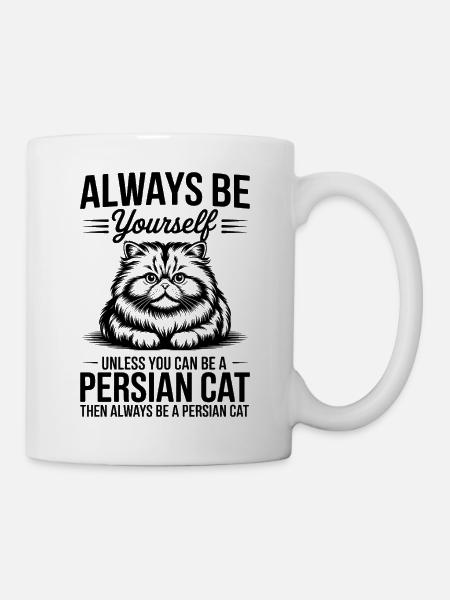 Perserkatze Sprüche Lustiges Perserkatze Geschenk  - Tasse - Weiß