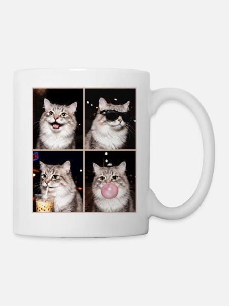 Katzen Munchkin Katze - Tasse - Weiß