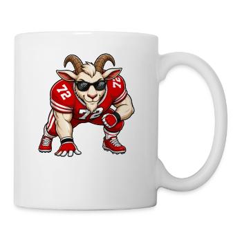 G.O.A.T. Defensive Offensive Lineman Football Goat - Tasse - Weiß - Rechts
