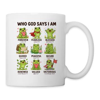  Von Wem Gott Sagt, Dass Ich Ein Elefant Bin? - Tasse - Weiß - Rechts
