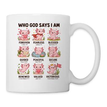  Von Wem Gott Sagt, Dass Ich Ein Elefant Bin? - Tasse - Weiß - Rechts